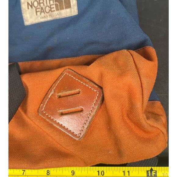 Vintage The North Face Made In USA Backpack Two Tone Hiking - Picture 6 of 7